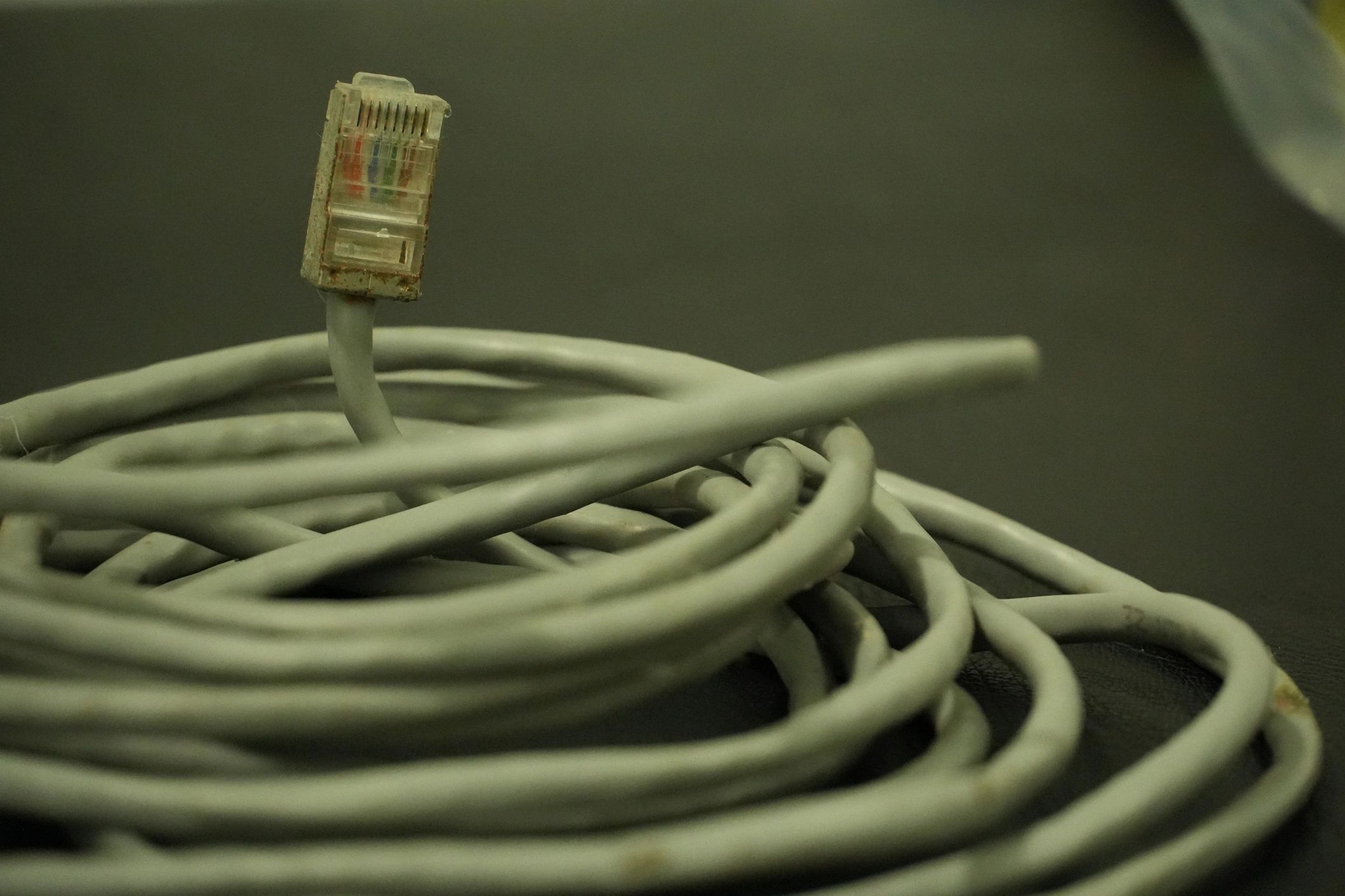 Ethernet cable representing network infrastructure and connectivity solutions